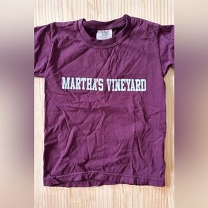 Comfort Colors Plum Martha's Vineyard Kids Tee